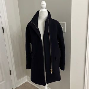 Jcrew Cocoon Navy stadium cloth jacket 2P